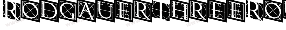 RodgauerThreeRounded Medium字体转换